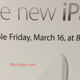 Illustration for article titled Apple Stores Will Open at 8AM on Friday March 16th for the New iPad